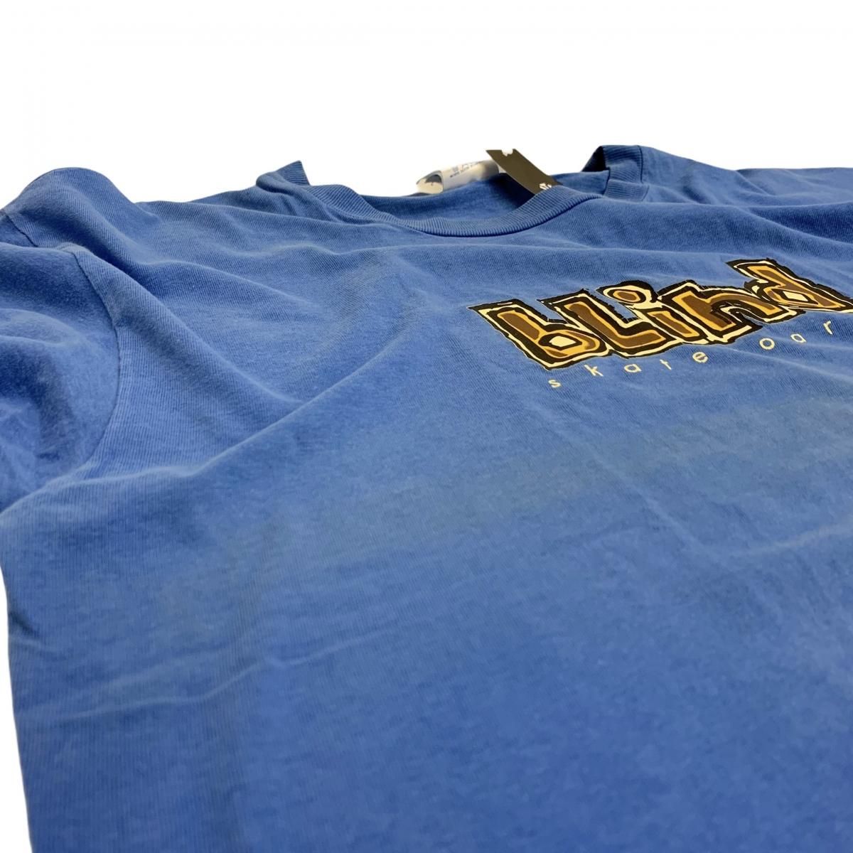 USA製 90s BLIND SKATEBOARDS Logo S/S Tee 青 L ブラインド USA製 90s BLIND SKATEBOARDS Logo S/S Tee 青 L ブラインド