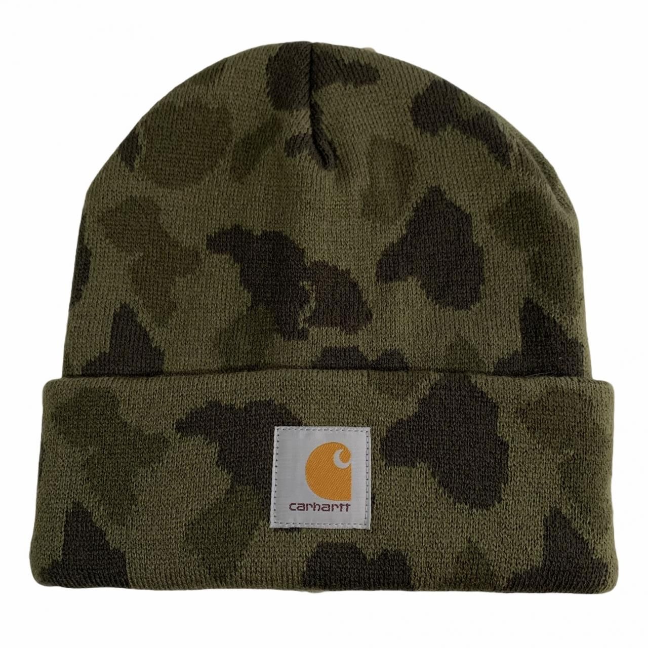 80s Carhartt 迷彩キャップ 100周年記念　ダックカモ 80sカーハート100thダックハンターカモ迷彩イヤーフラップUSA製