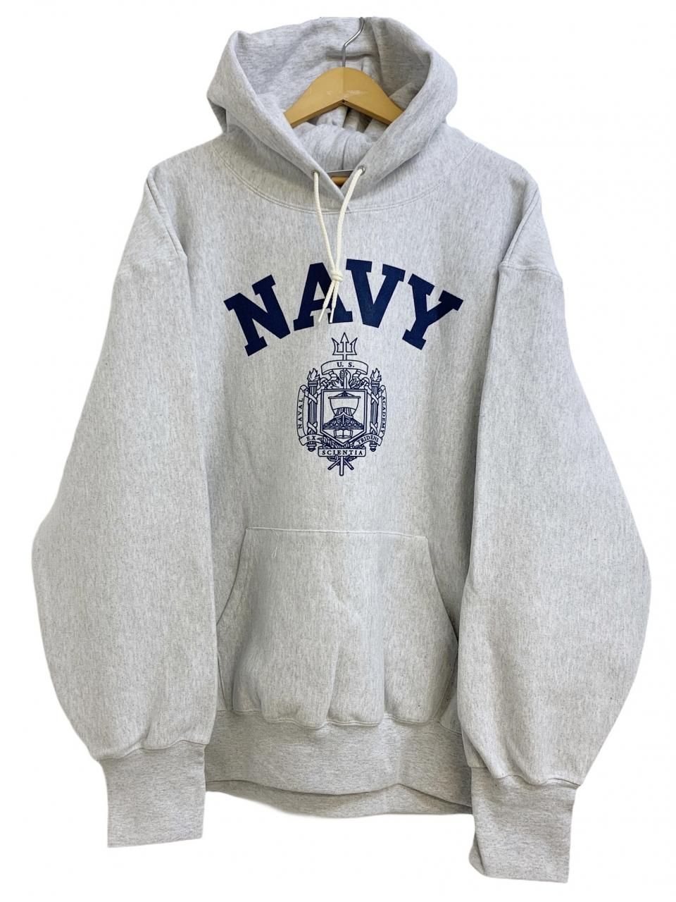 U.S.NAVY Reverse Weave Hooded Sweatshirt