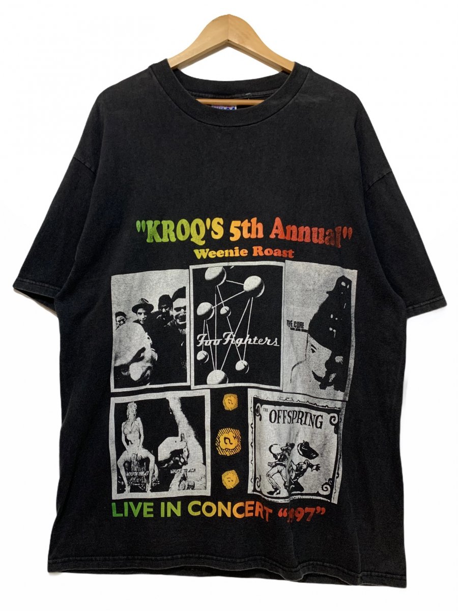 97年 KROQ'S 5th Annual Wennie Roast Live Concert S/S Tee 黒 XL 90s