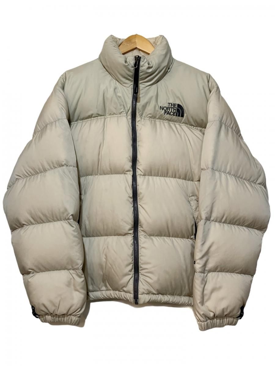 00s THE NORTH FACE Nuptse Jacket クリーム L ノースフェイス ヌプシ ...