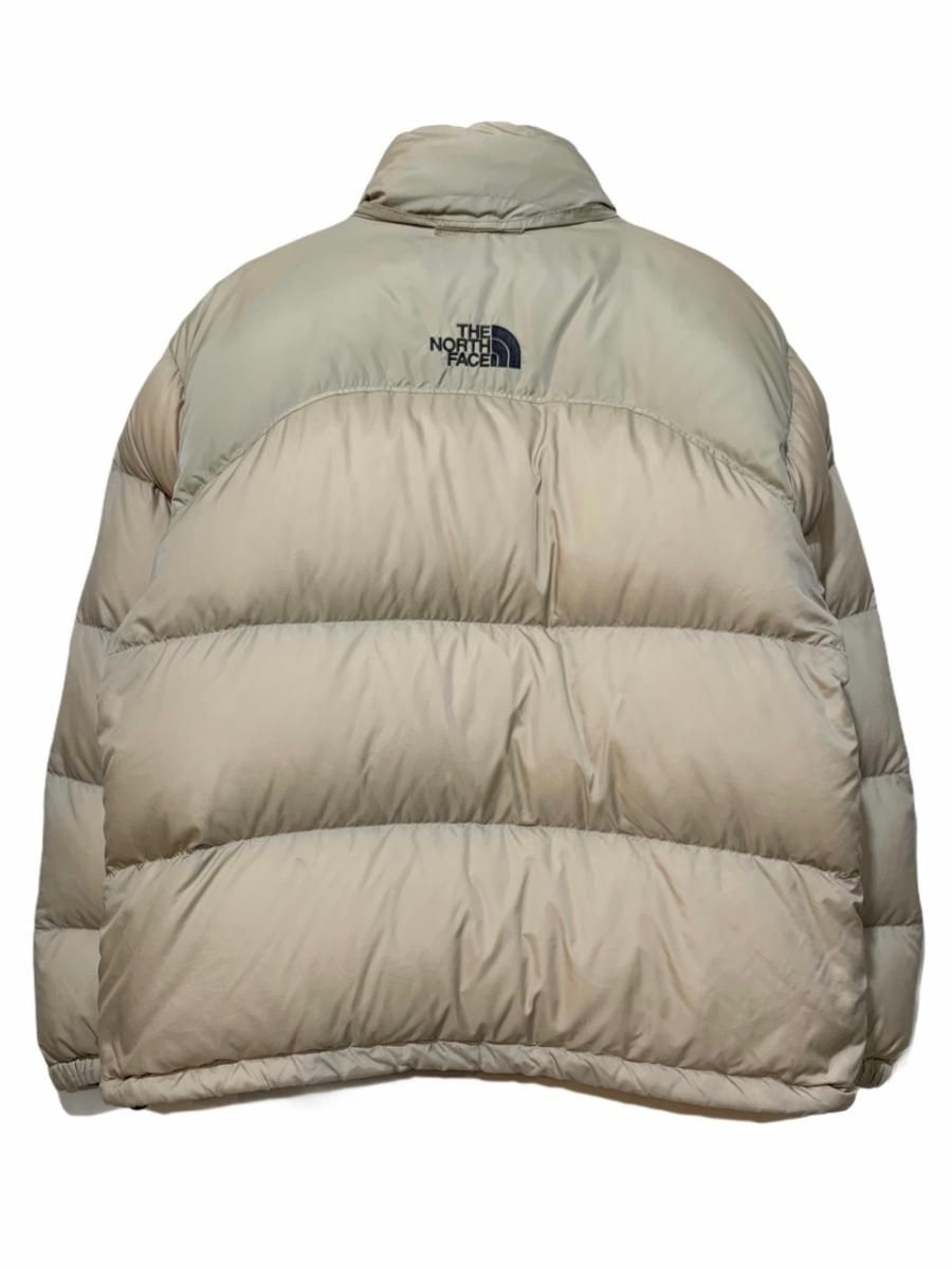 00s THE NORTH FACE Nuptse Jacket クリーム L ノースフェイス ヌプシ