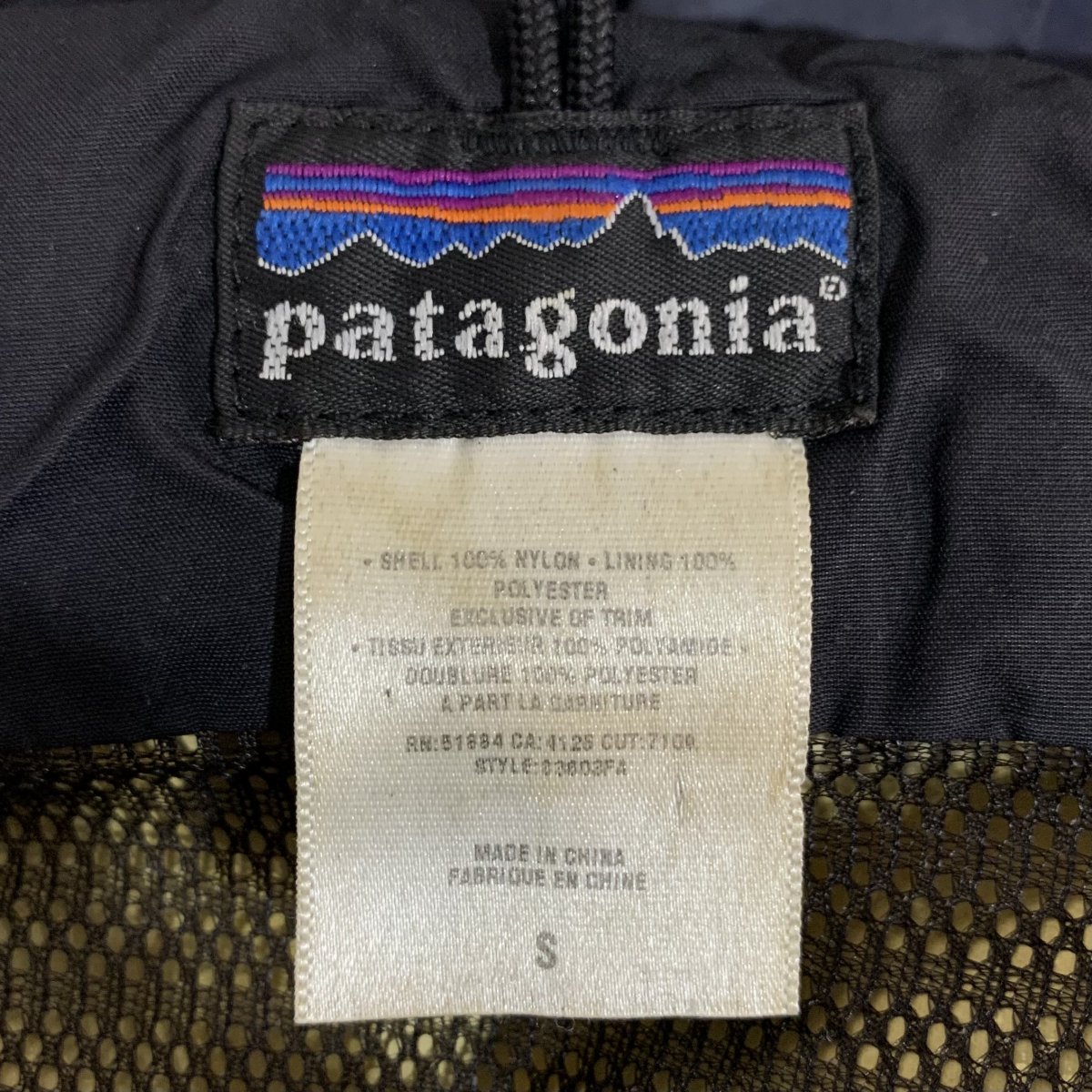 03年製 patagonia Storm Jacket 黒 S 00s パタゴニア ストーム