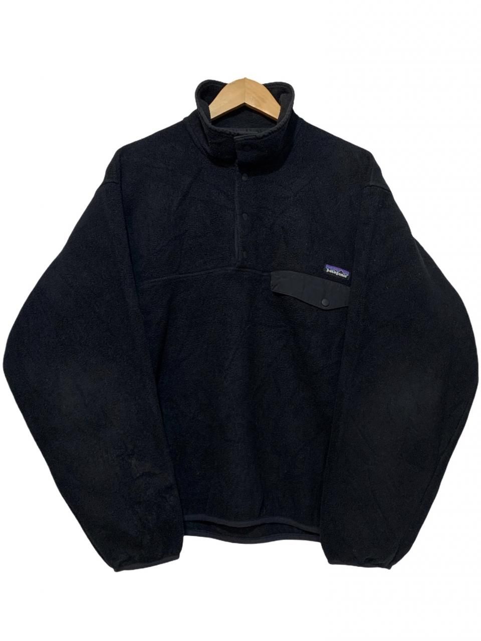 patagonia スナップT フリース M ブラック