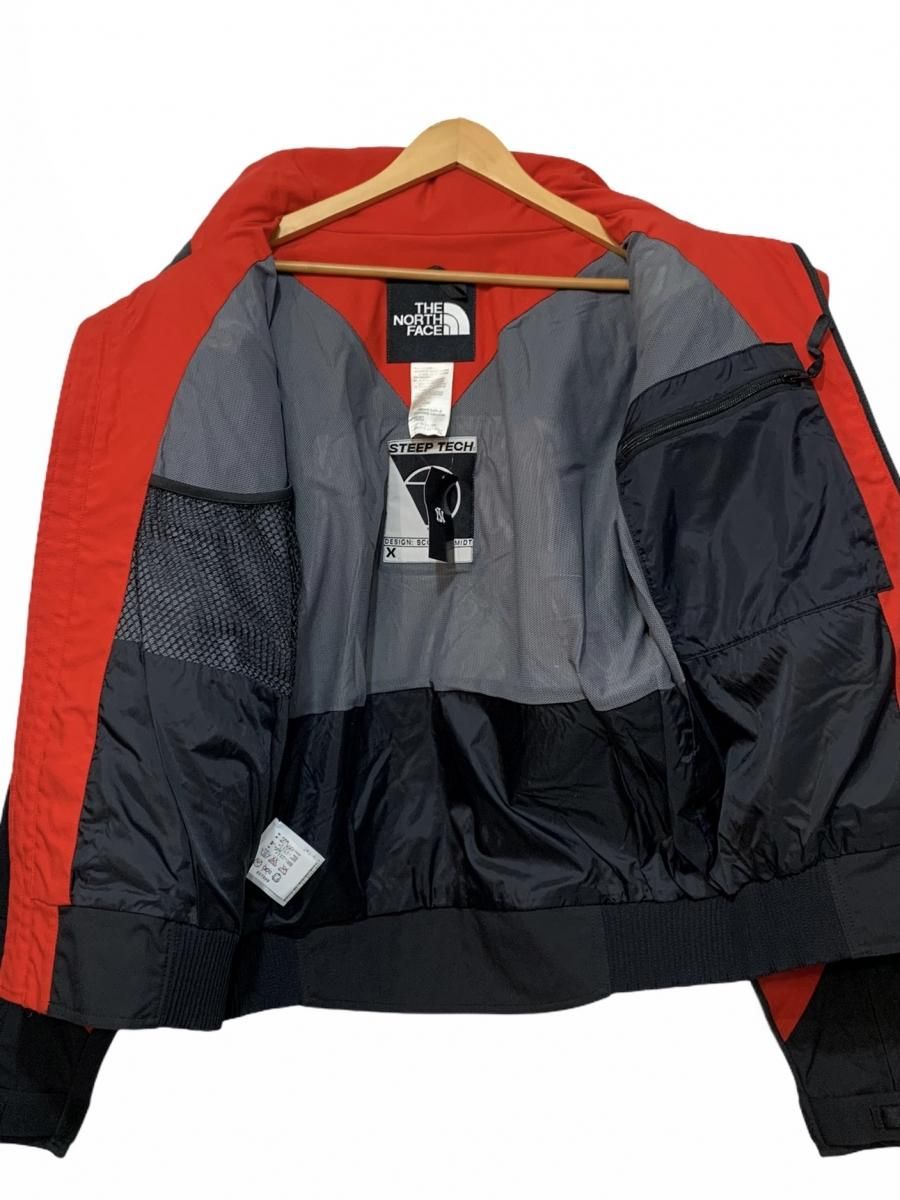 01年製 THE NORTH FACE STEEP TECH Apogee Jacket 赤黒 L 00s ノースフェイス スティープテック  アポジージャケット スキージャケット レッド 古着 - NEWJOKE ONLINE STORE