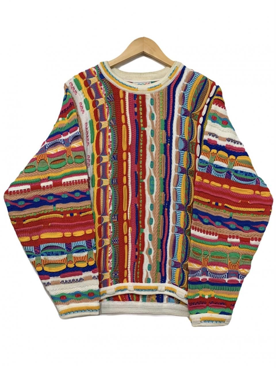 着丈66Coogi ニット　3Dニット