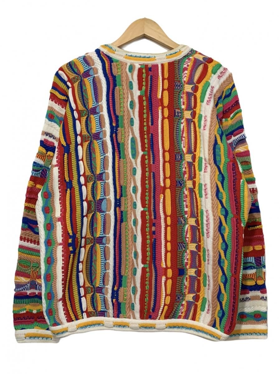 オーストラリア製 90s COOGI 3D Cotton Knit マルチカラー S クージー