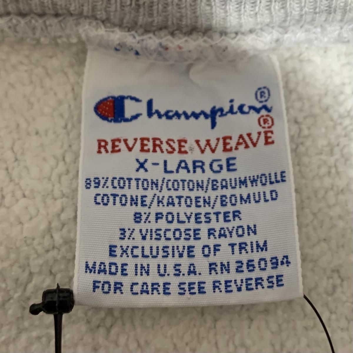 champion　刺繍タグ90s　USA製 X-Large