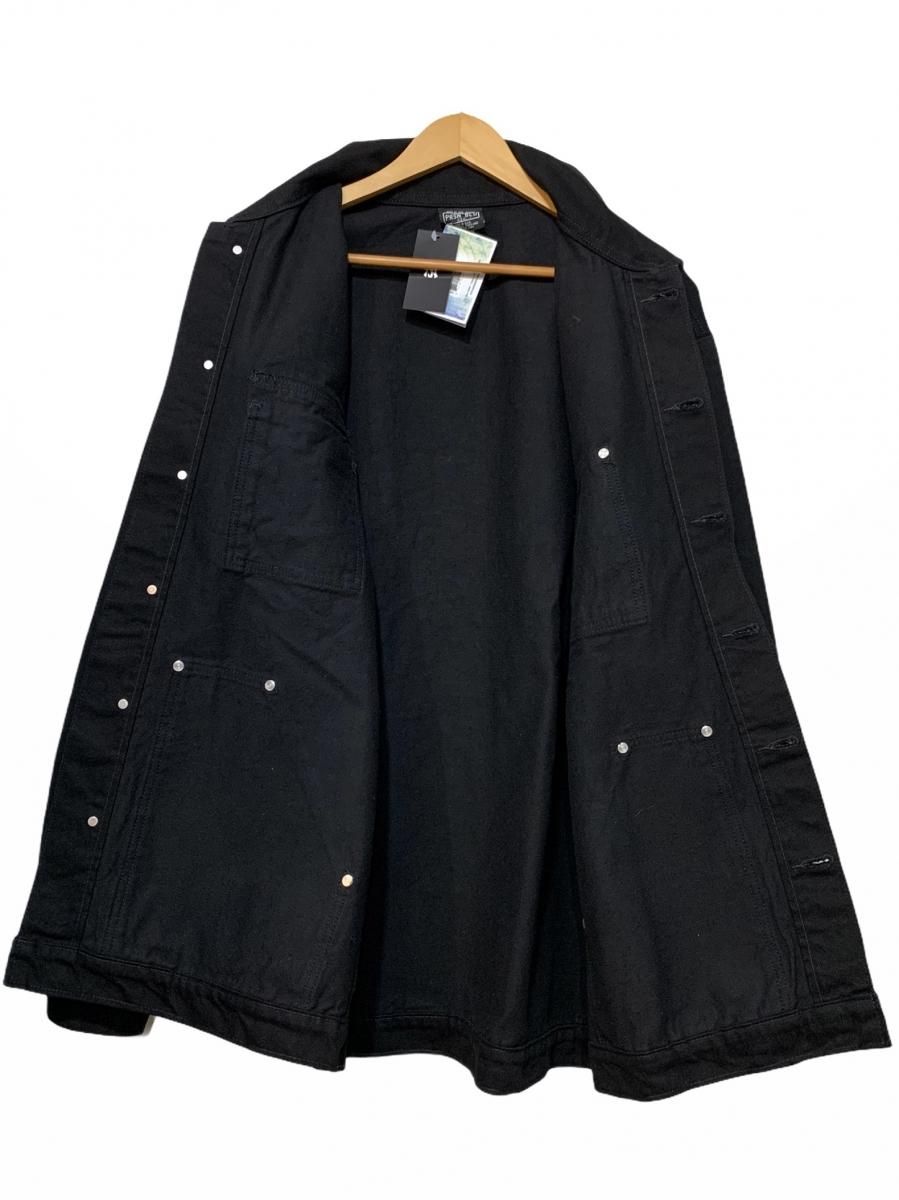 新品 USA製 PRISON BLUES Black Denim Yard Coat 黒 プリズンブルース