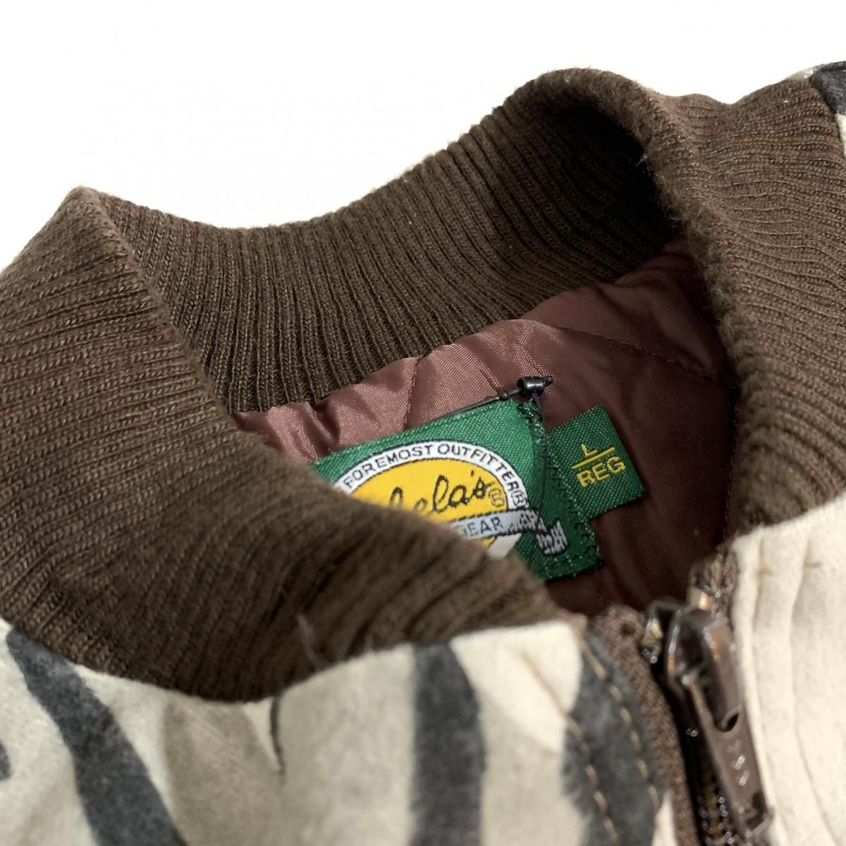cabelas プレデターカモブルゾン カナダ製 Cabela's Predator Camo Padding Blouson 茶灰 L