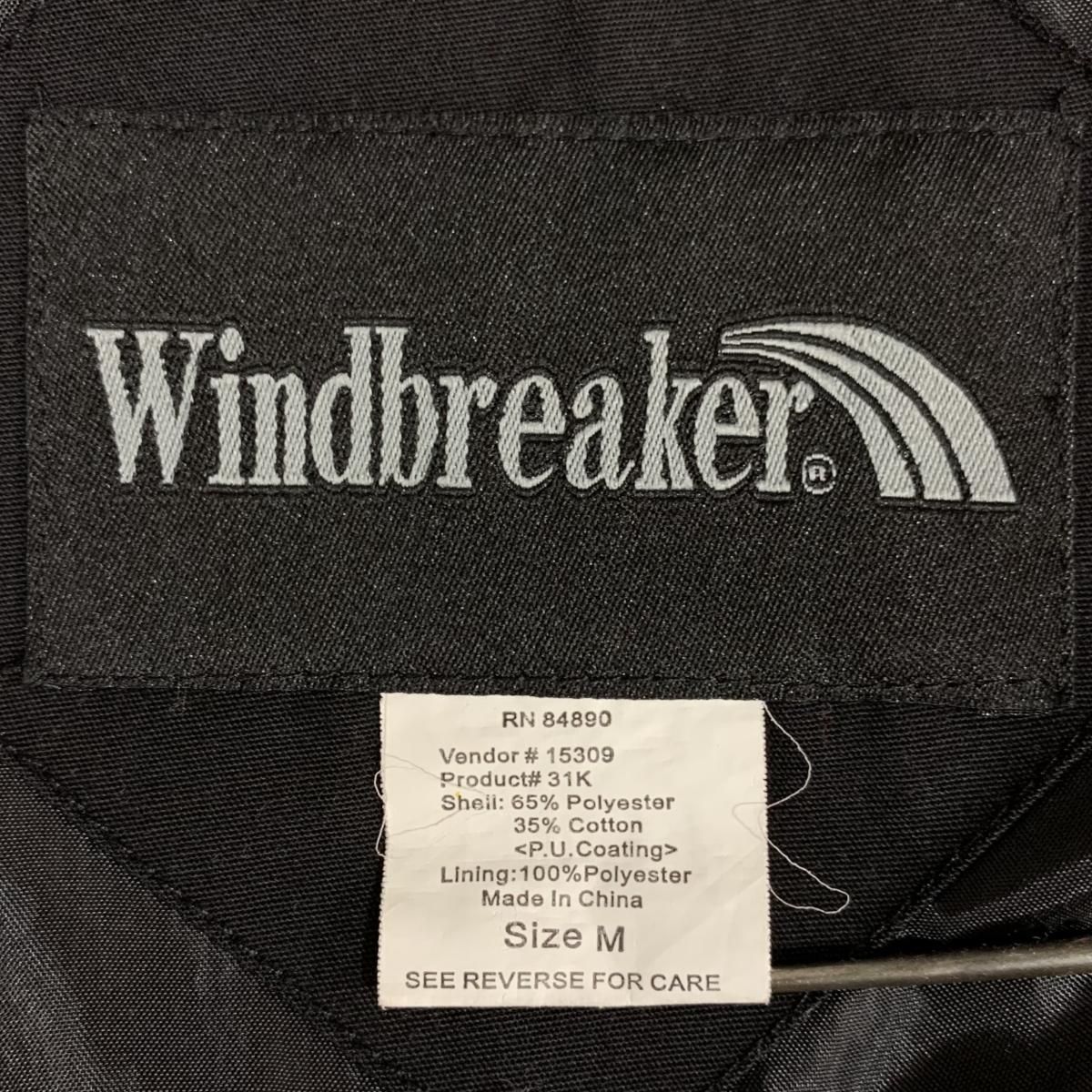 Windbreaker Black Derby Jacket 黒 M ダービージャケット Windbreaker Black Derby Jacket 黒 M ダービージャケット
