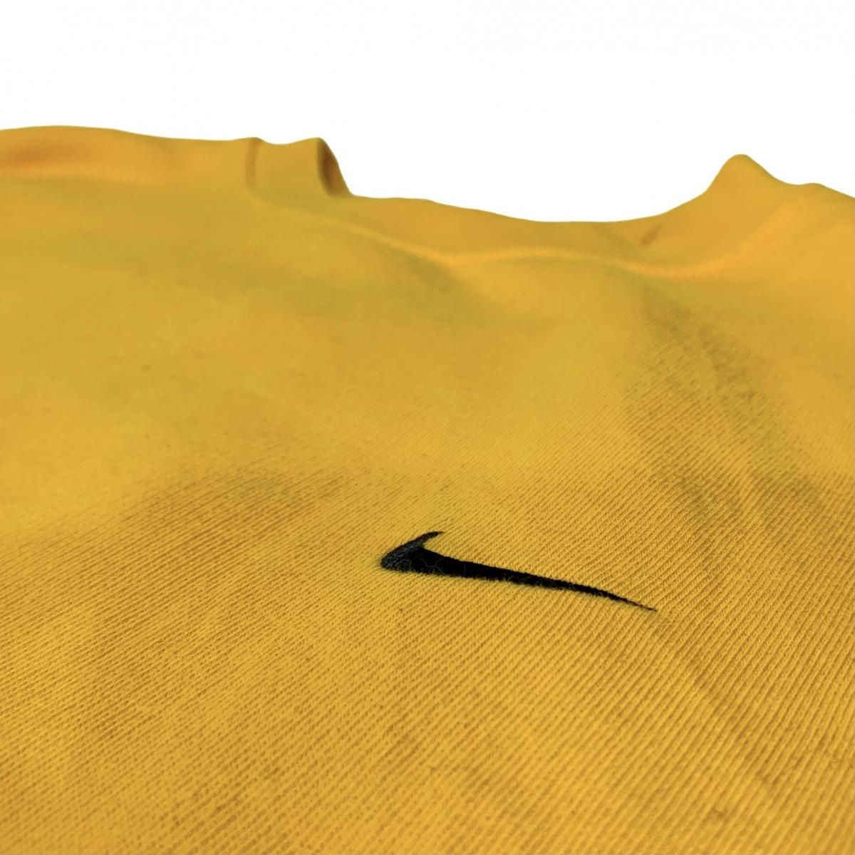 02年製 NIKE Logo Sweatshirt 黄 XL 00s ナイキ スウェット 02年製 NIKE Logo Sweatshirt 黄 XL 00s ナイキ スウェット
