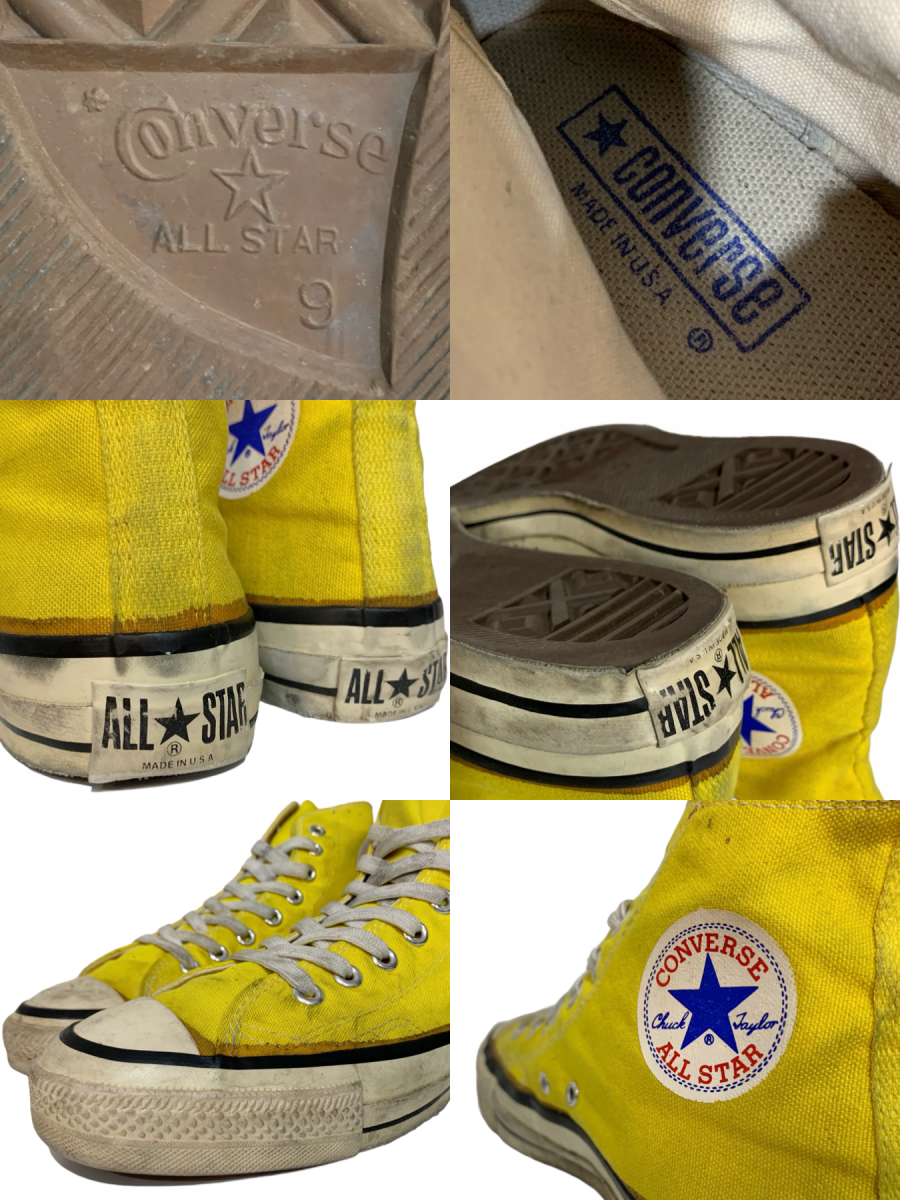 希少80s・CONVERSEコンバース／オールスターハイ(US5)24.0cm