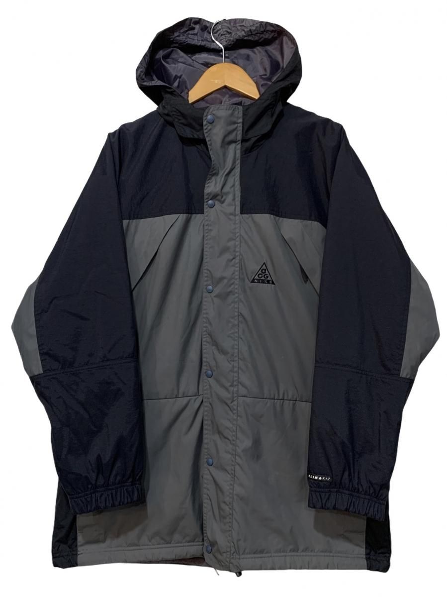 96年製 NIKE ACG Fleece Lined Mountain Parka 灰黒 L 90s ナイキ 