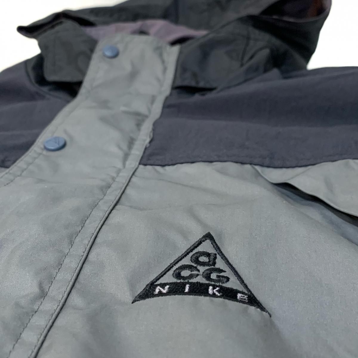 96年製 NIKE ACG Fleece Lined Mountain Parka 灰黒 L 90s 96年製 NIKE ACG Fleece Lined Mountain Parka 灰黒 L 90s