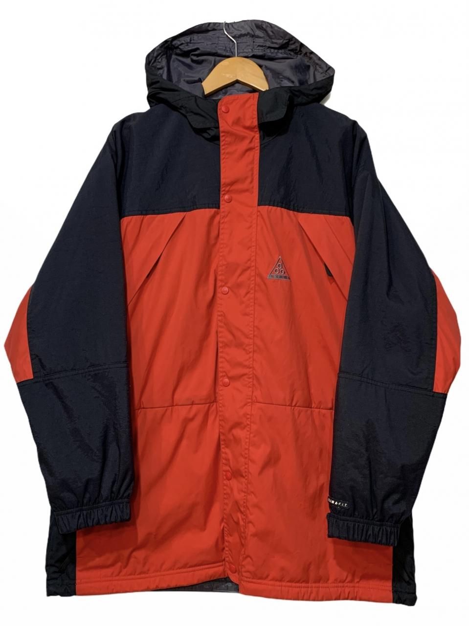 96年製 NIKE ACG Fleece Lined Mountain Parka 赤黒 L 90s