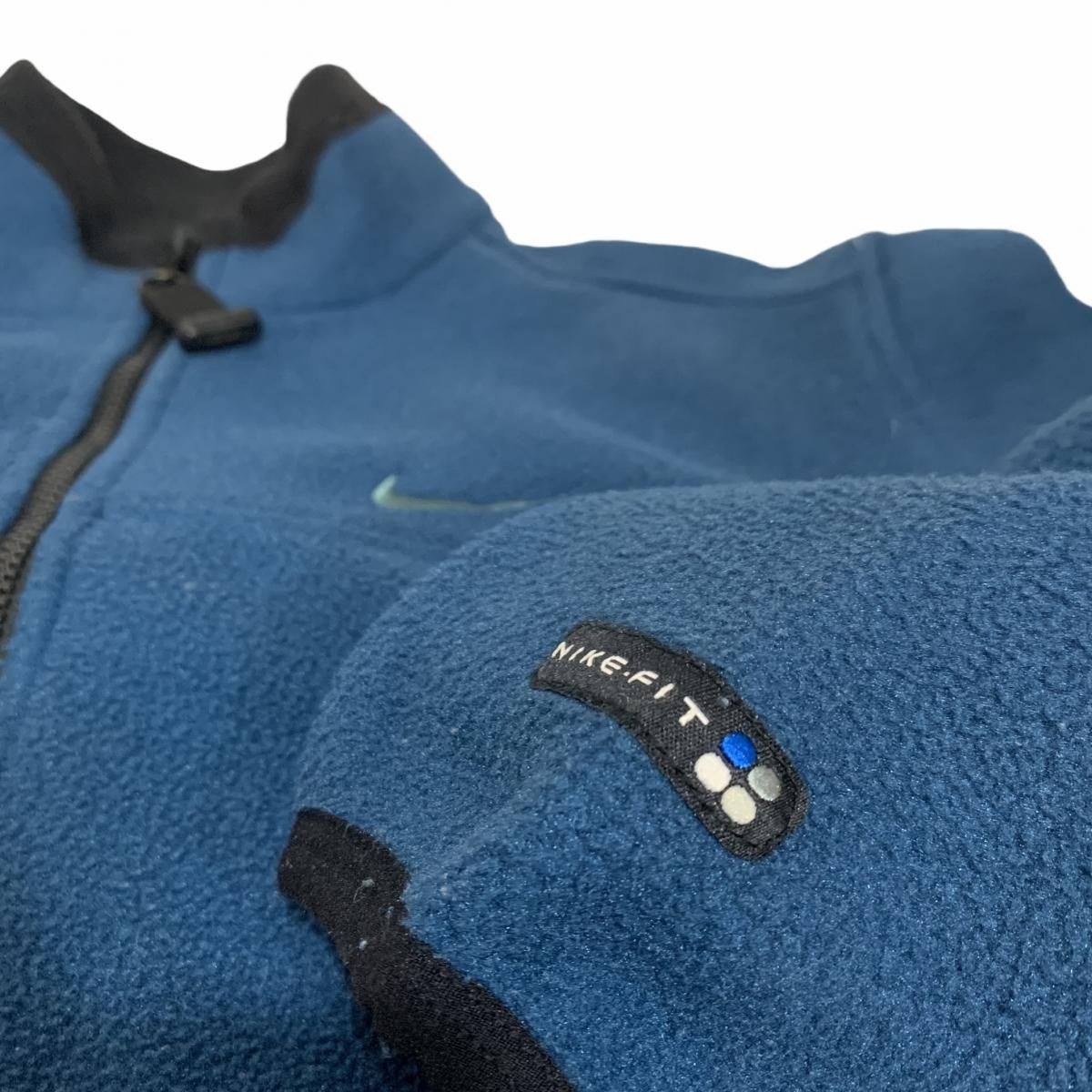 98年製 NIKE ACG Logo Fleece Jacket 青 M 90s ナイキ 98年製 NIKE ACG Logo Fleece Jacket 青 M 90s ナイキ