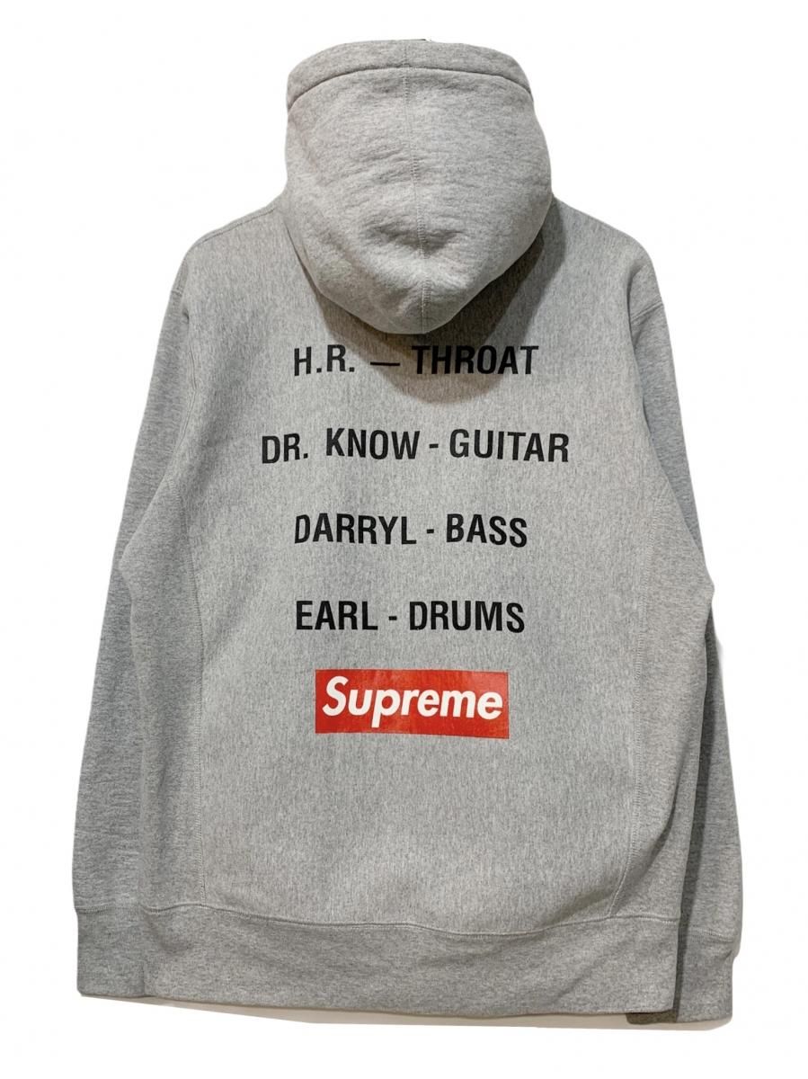 Supreme badbrains シュプリーム パーカ グレーS-