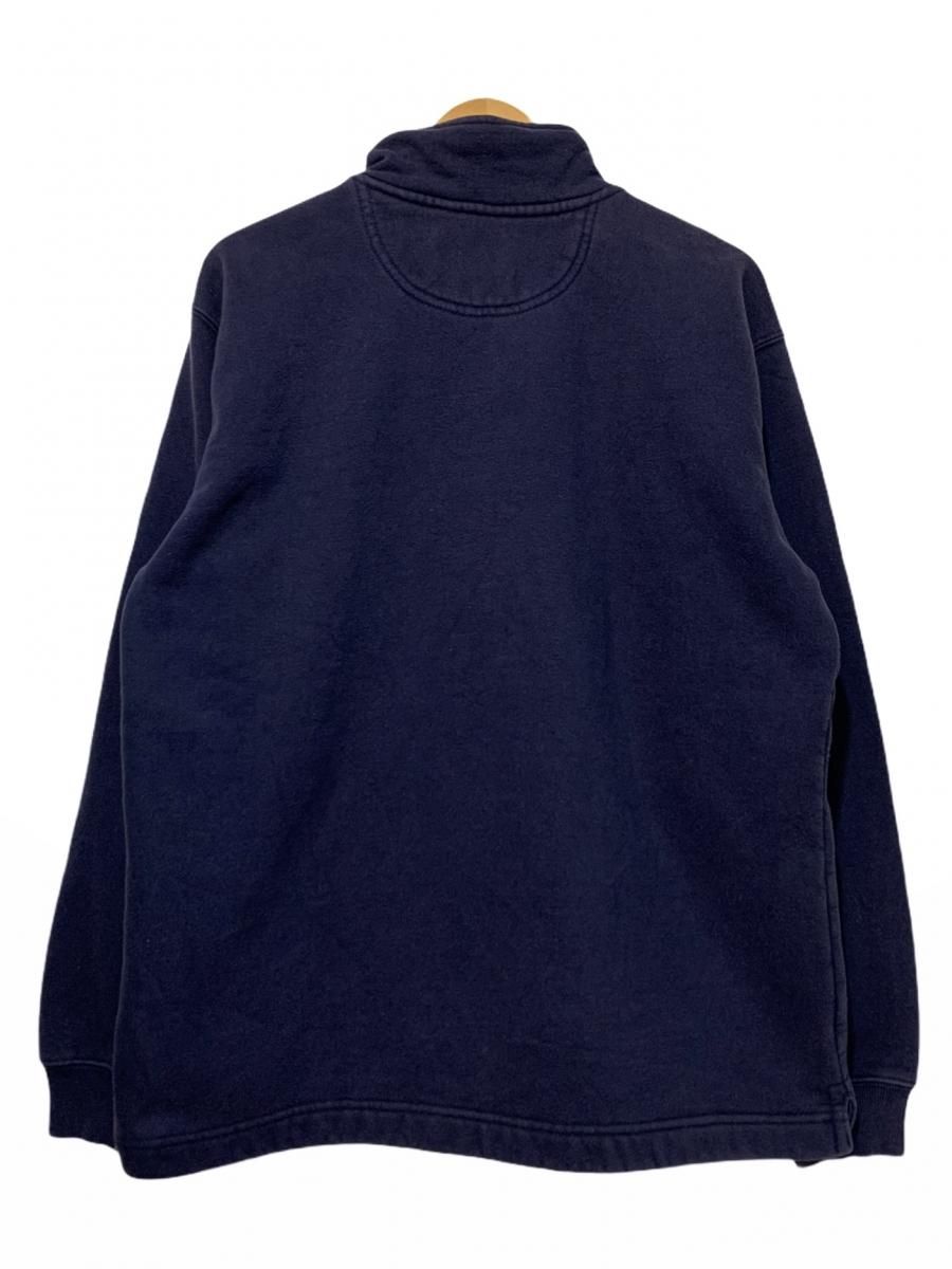 00s Carhartt Logo Half Zip Sweatshirt 紺 M カーハート ハーフジップ