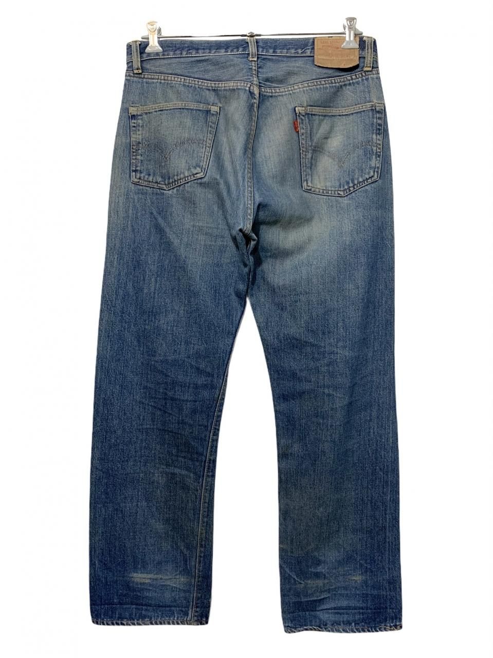 縦落ちLevi's 501 66前期 リーバイス デニム ヴィンテージ 70s 赤耳