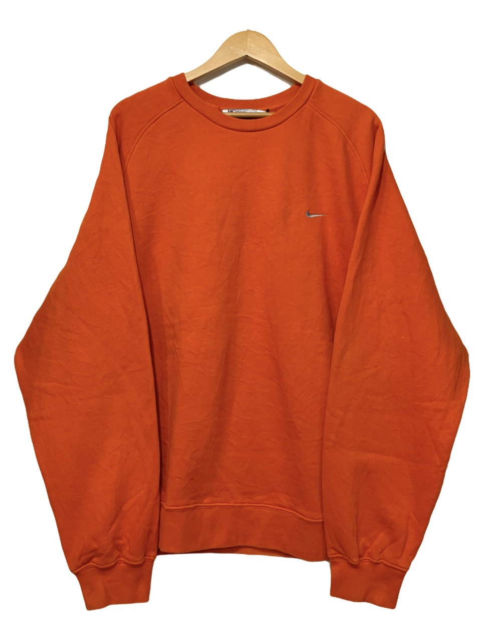 05年製 NIKE Logo Sweatshirt オレンジ XL 00s ナイキ スウェット 