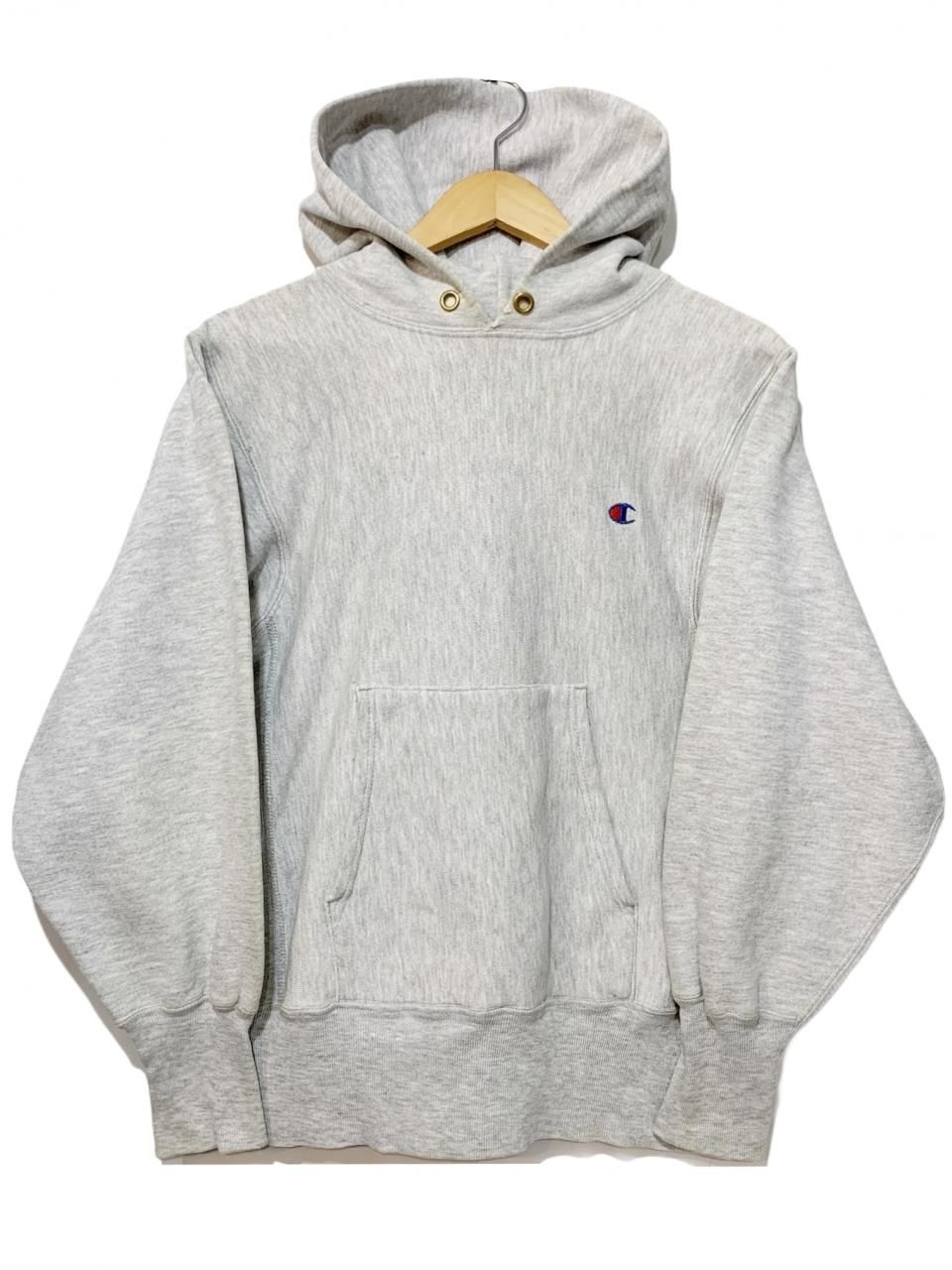 USA製 80s Champion Reverse Weave Sweat Hoodie 灰 S トリコタグ チャンピオン リバースウィーブ パーカー  R/W グレー 目玉 目つき 目アリ 古着 - NEWJOKE ONLINE STORE