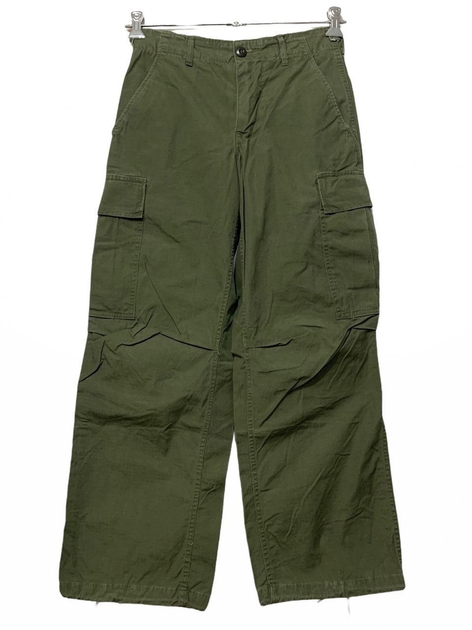 69年製 US ARMY Jungle Fatigue Pants 4th オリーブ XS-SHORT 60s 米軍 ...