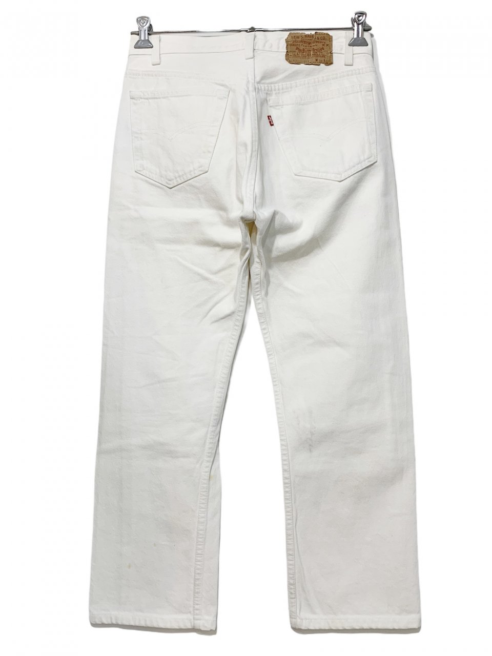 USA製 90s Levi's 501 White Denim Pants 白 W32×L27 Levis リーバイス 