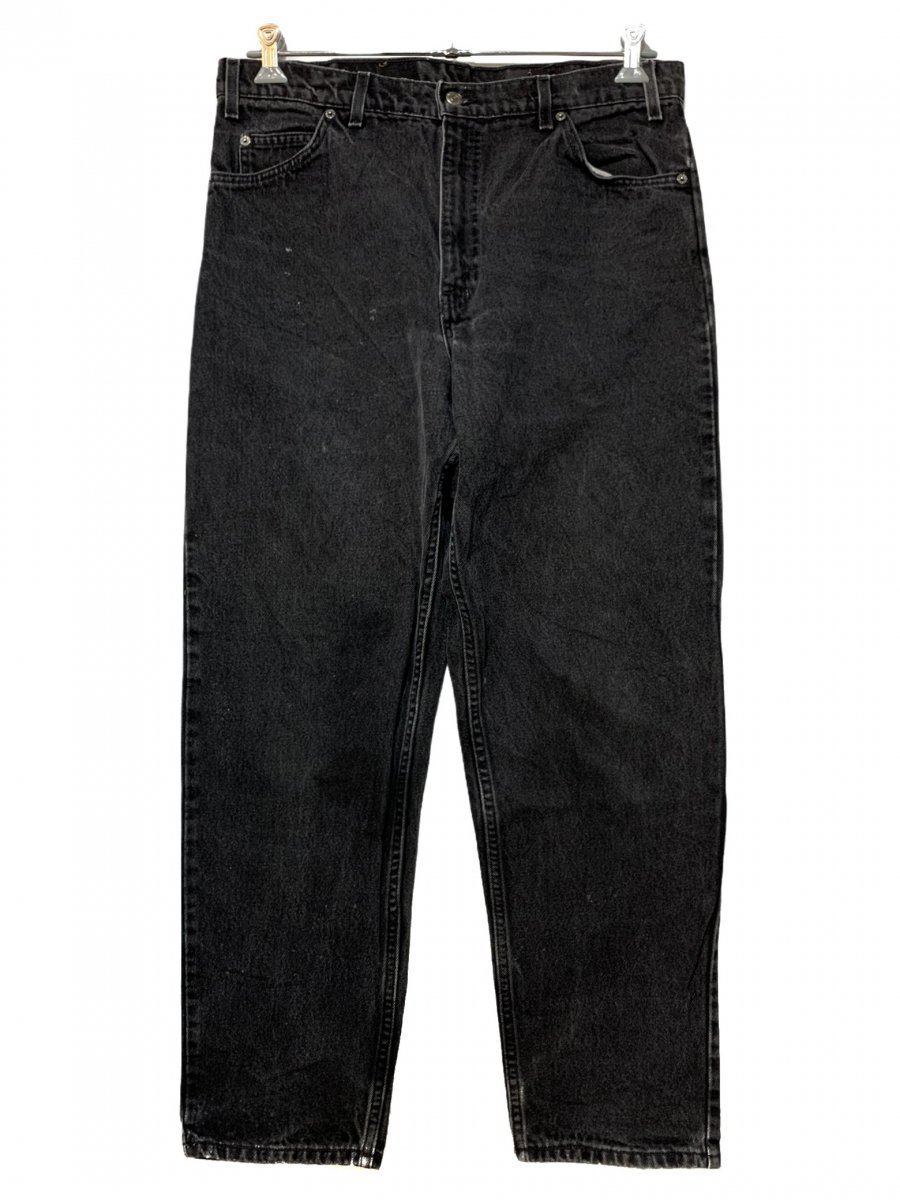 メキシコ製 90s Levi's 550 Black Denim Pants 黒 W35×L30 
