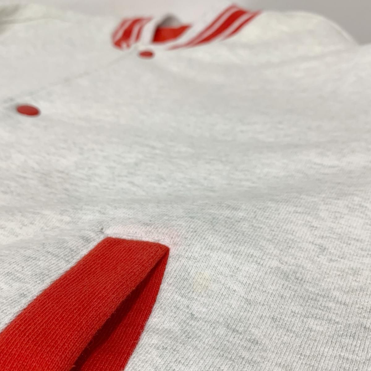 FRUIT OF THE LOOM 2トーンカラー スウェットスタジャン 00s FRUIT OF THE LOOM ツートン 切り替え スウェット