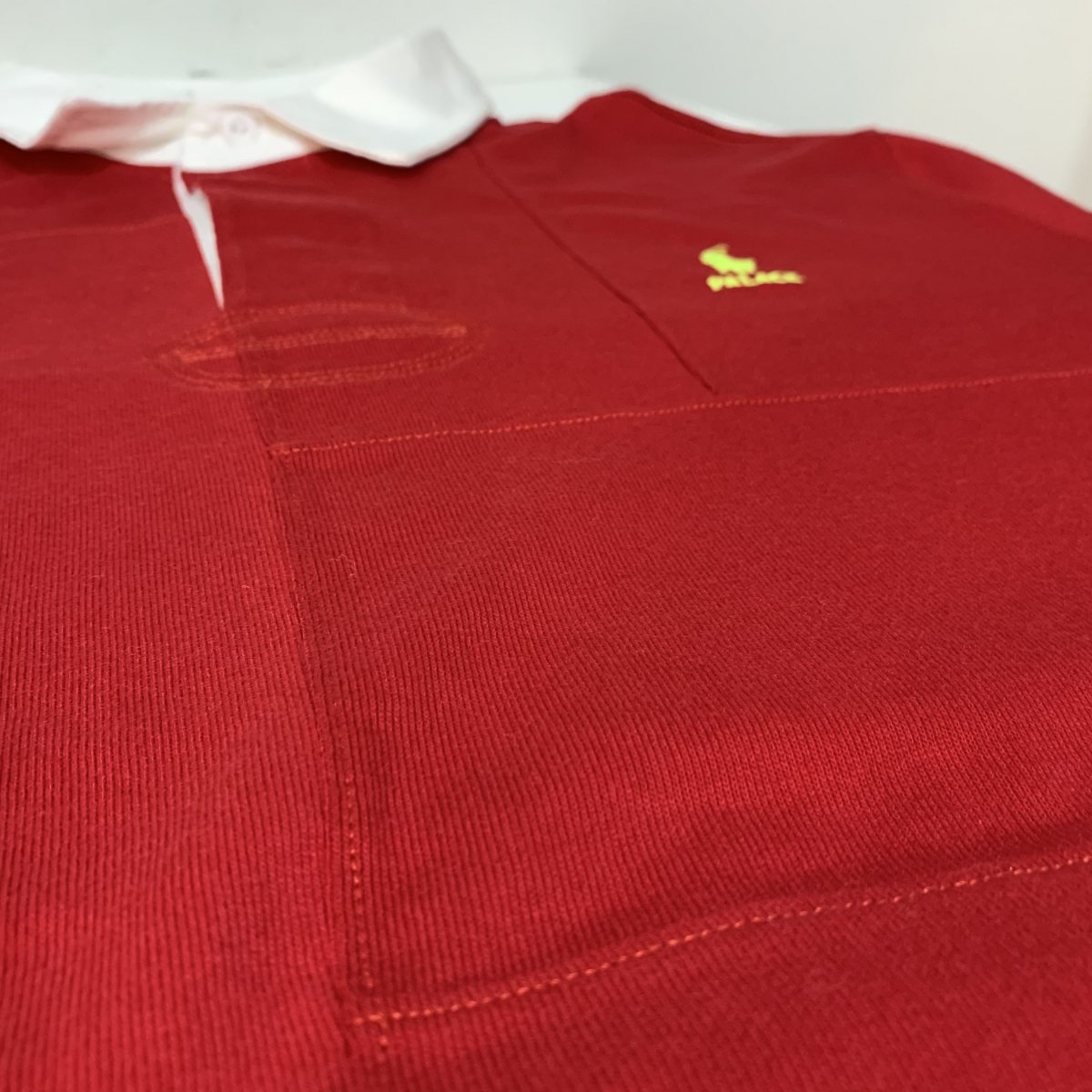 ‼ PALACE × POLO ラガーシャツ 赤 Mサイズ 送料込み
