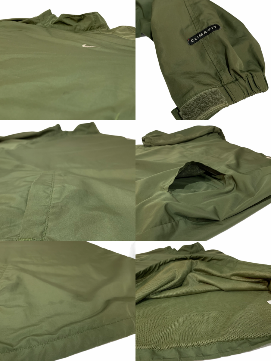 01年製 NIKE Logo Nylon Pullover Jacket オリーブ XL 00s 01年製 NIKE Logo Nylon Pullover Jacket オリーブ XL 00s