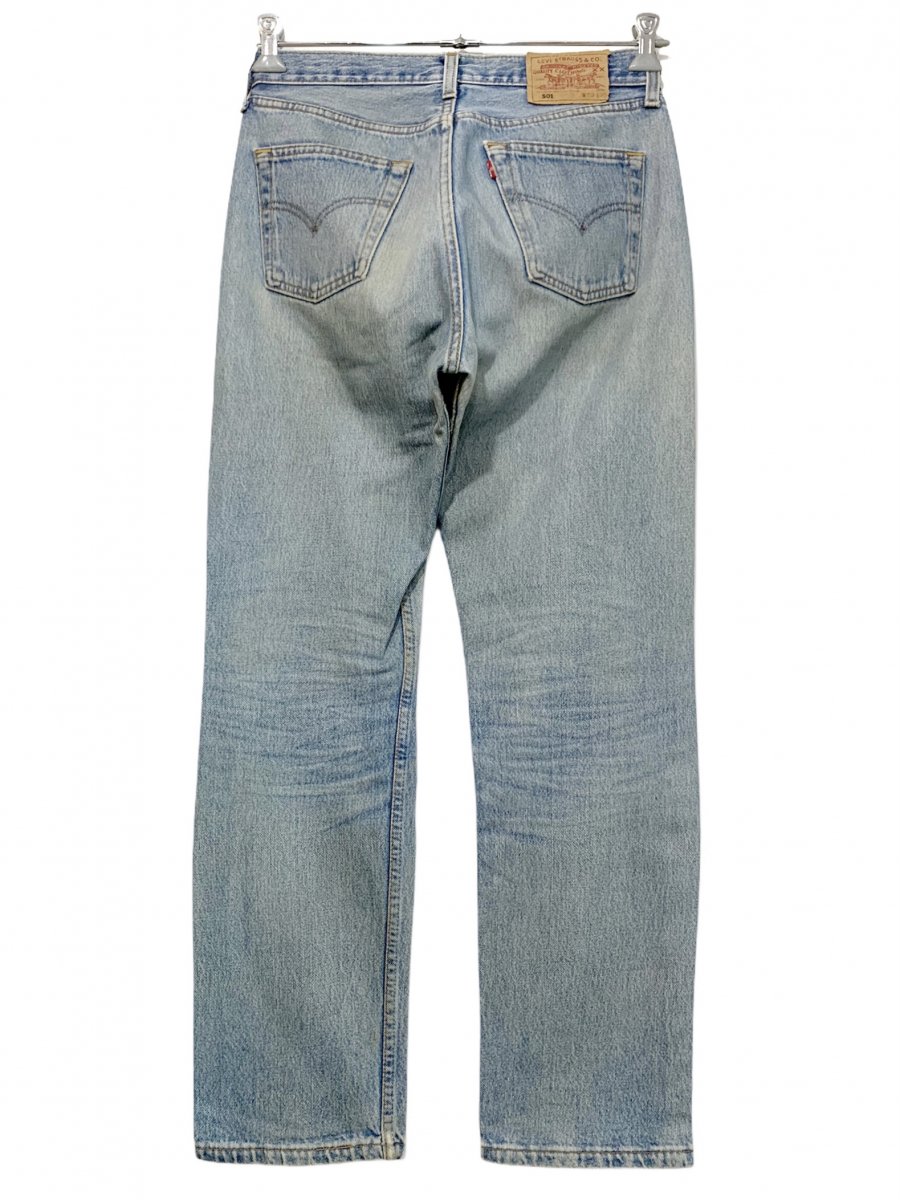 UK製 90s EURO Levi's 501 Denim Pants 薄青 W29×L29 ユーロリーバイス
