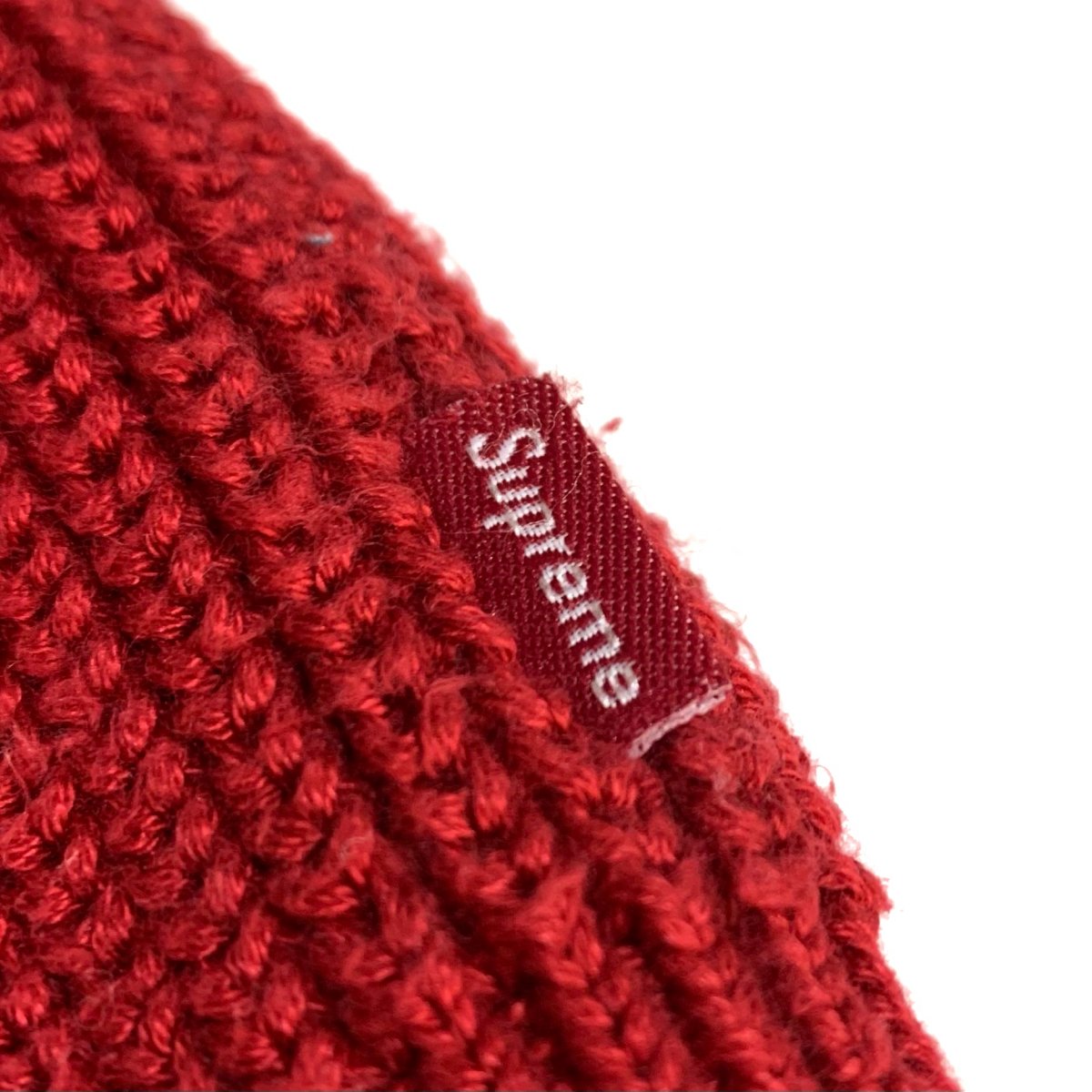 15SS SUPREME Tonal Stripe Crewneck Sweater 赤 S シュプリーム