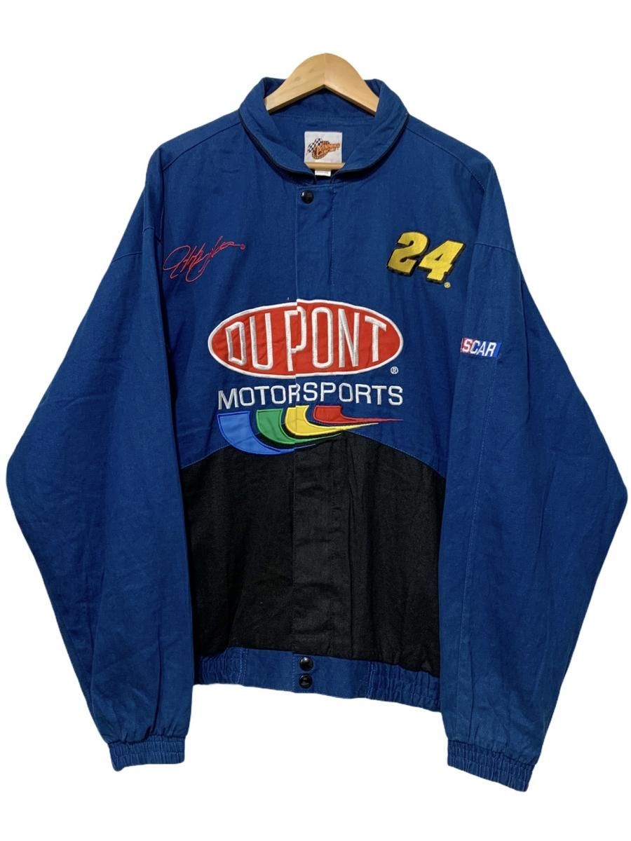 00s WINNER'S CIRCLE "DU PONT" Racing Jacket 青 XL ウィナーズ