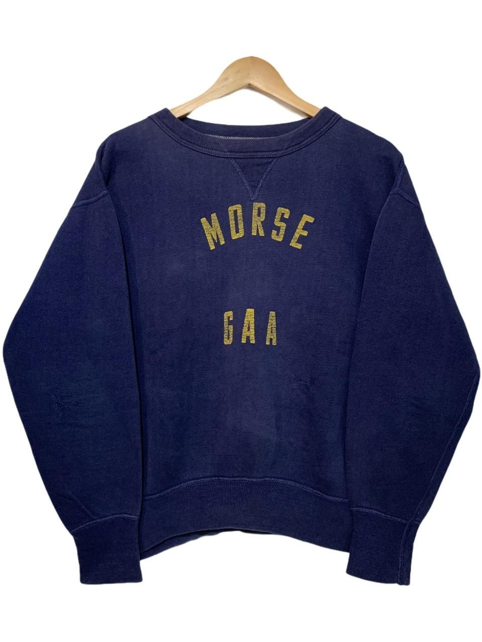 50s Vintage Front V Print Sweatshirt 紺 XL ヴィンテージ 50s Vintage Front V Print Sweatshirt 紺 XL ヴィンテージ