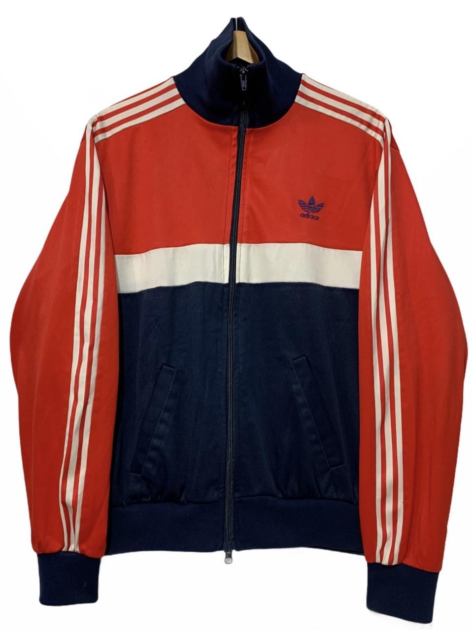 フランス製 70s adidas Track Jersey トリコロール L アディダス