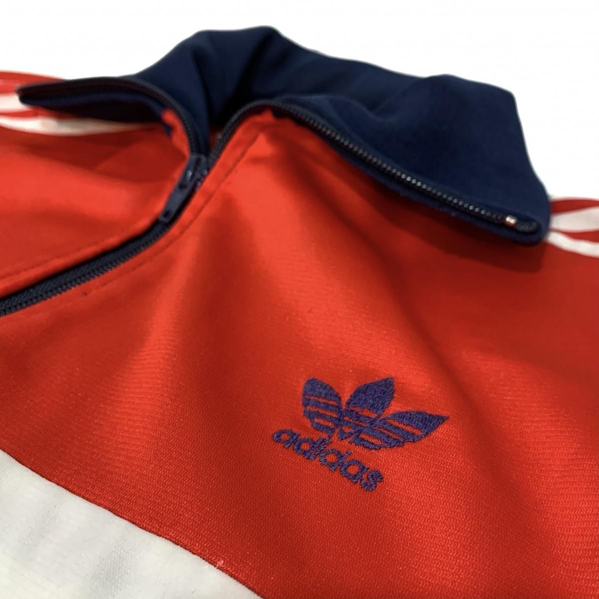 フランス製 70s adidas Track Jersey トリコロール L アディダス