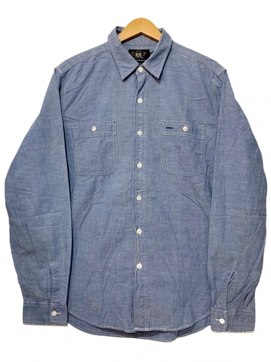 RRLダブルアールエルシャンブレー長袖シャツSラルフローレン