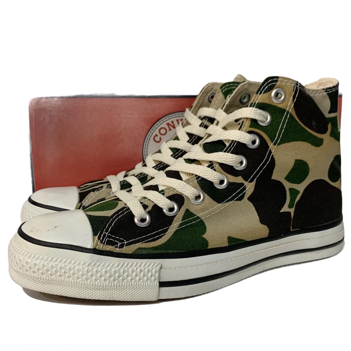 Deadstock USA製 90s CONVERSE ALL STAR 83 HI 迷彩 US7/25.5 