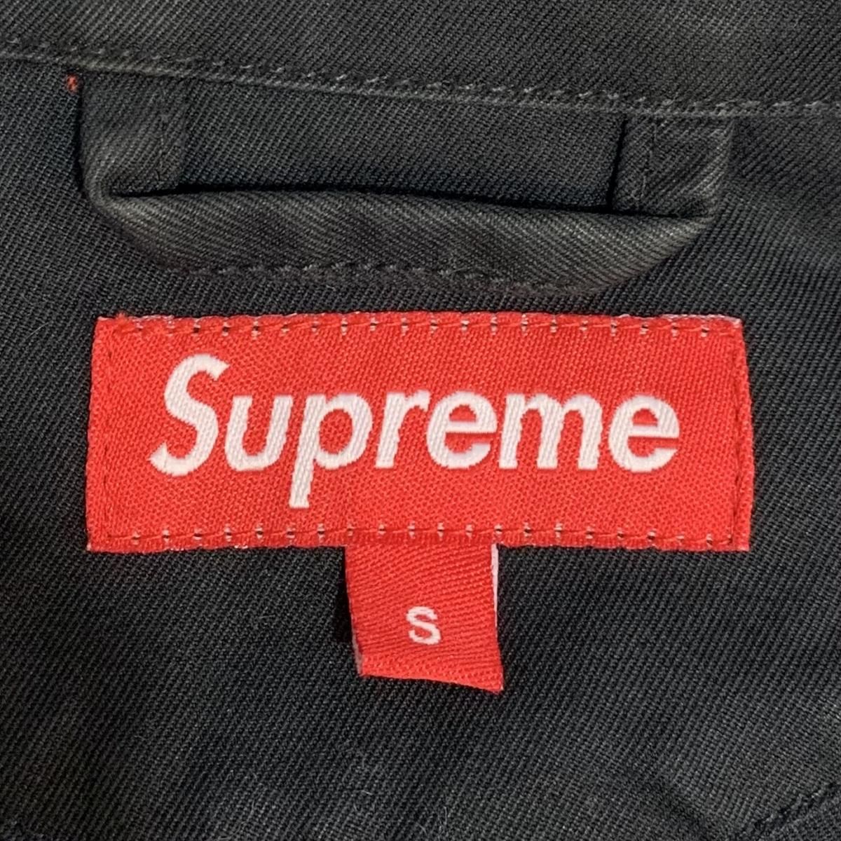 13SS SUPREME Garage Jacket 黒 S シュプリーム ガレージジャケット 