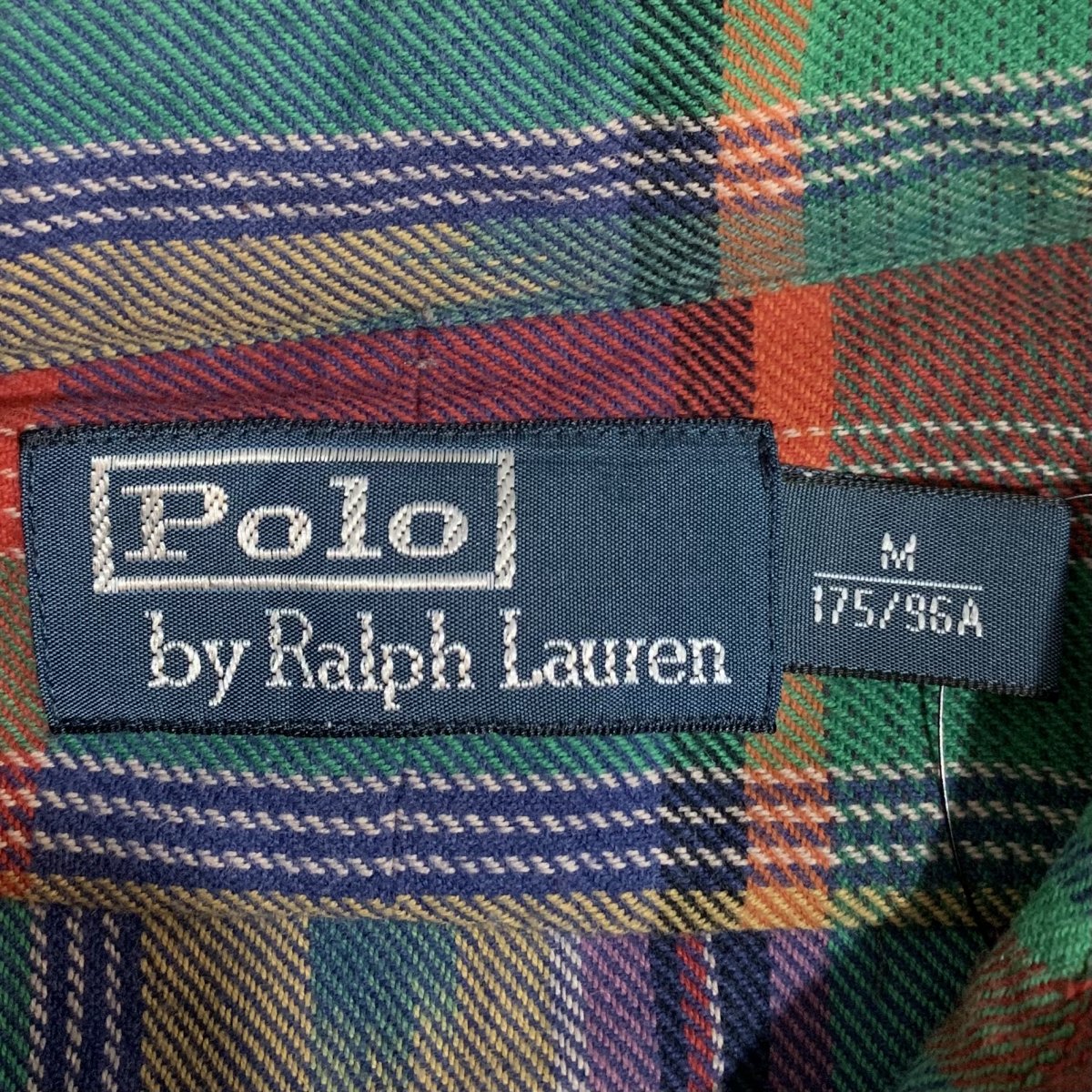 Polo Ralph Lauren Native Check Flannel L/S Shirt 赤 M ポロラルフローレン 長袖シャツ ネルシャツ  チェック柄 ネイティブ柄 レッド 古着 NEWJOKE ONLINE STORE