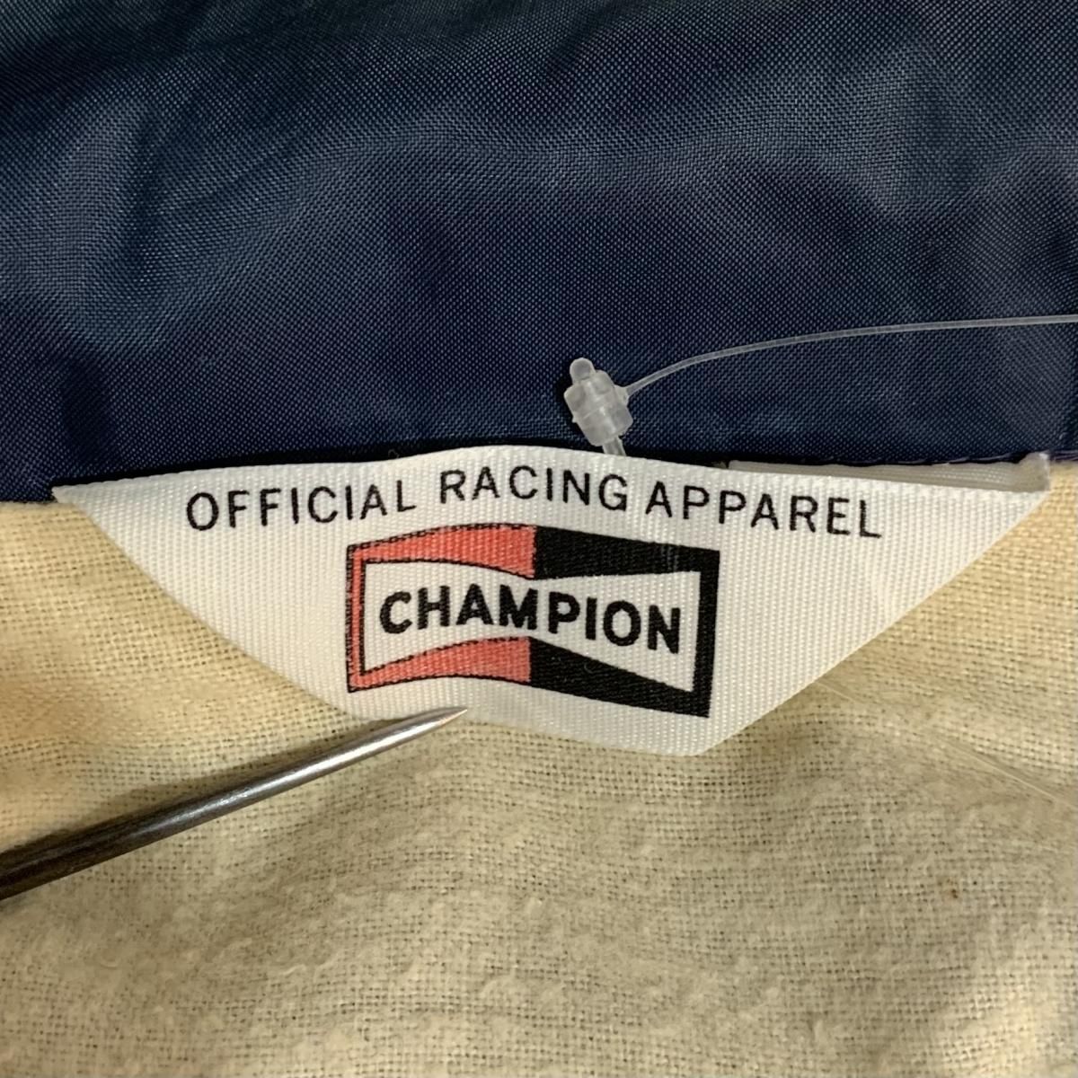 70s～80s CHAMPION PLUG Nylon Coach Jacket 紺 XL チャンピオンプラグ