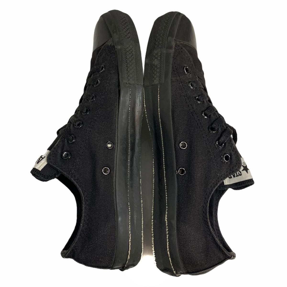 USA製 90s CONVERSE ALL STAR BLACK MONOCHROME LOW 黒 US9/27.5 USA製 90s CONVERSE ALL STAR BLACK MONOCHROME LOW 黒 US9/27.5