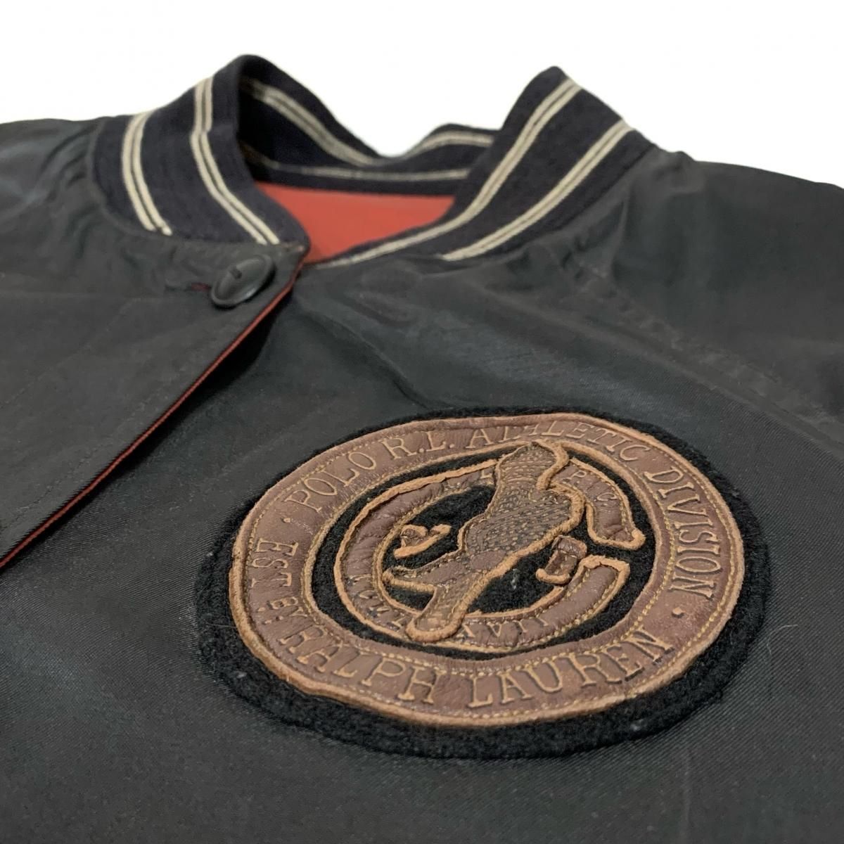 Polo Ralph Lauren Cotton Nylon Reversible Button Varsity Polo Ralph Lauren Cotton Nylon Reversible Button Varsity