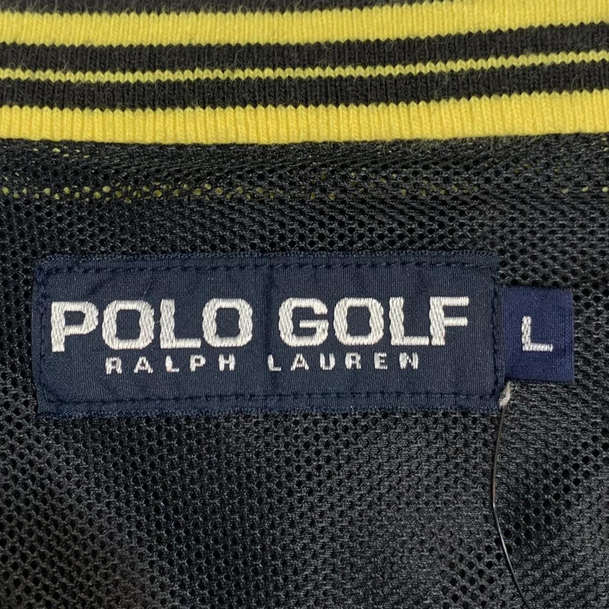 90s POLO GOLF Logo Nylon Pullover Jacket 黒 L ポロゴルフ 90s POLO GOLF Logo Nylon Pullover Jacket 黒 L ポロゴルフ