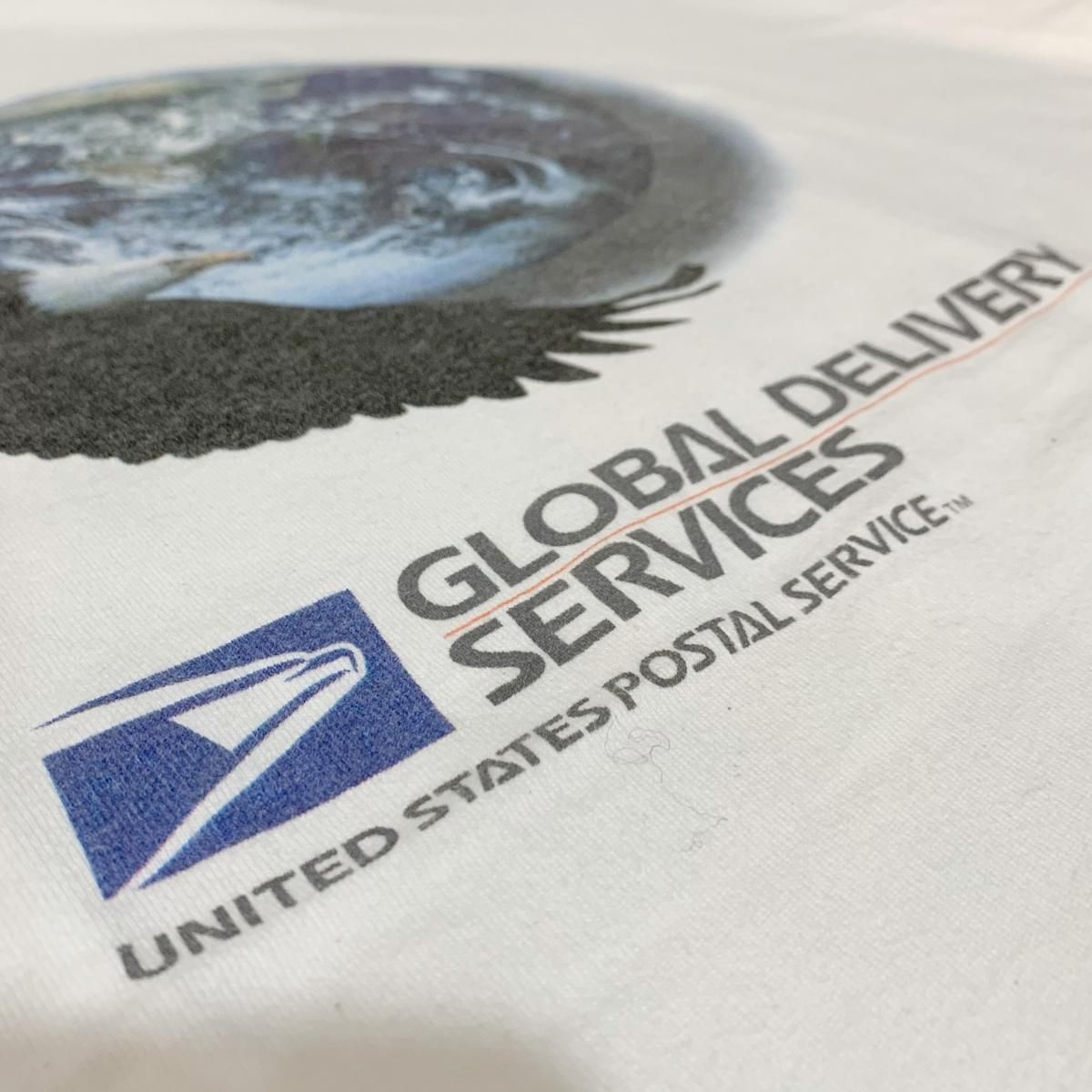 90s USPS Logo Print S/S Tee 白 XL アメリカ合衆国郵便公社 90s USPS Logo Print S/S Tee 白 XL アメリカ合衆国郵便公社