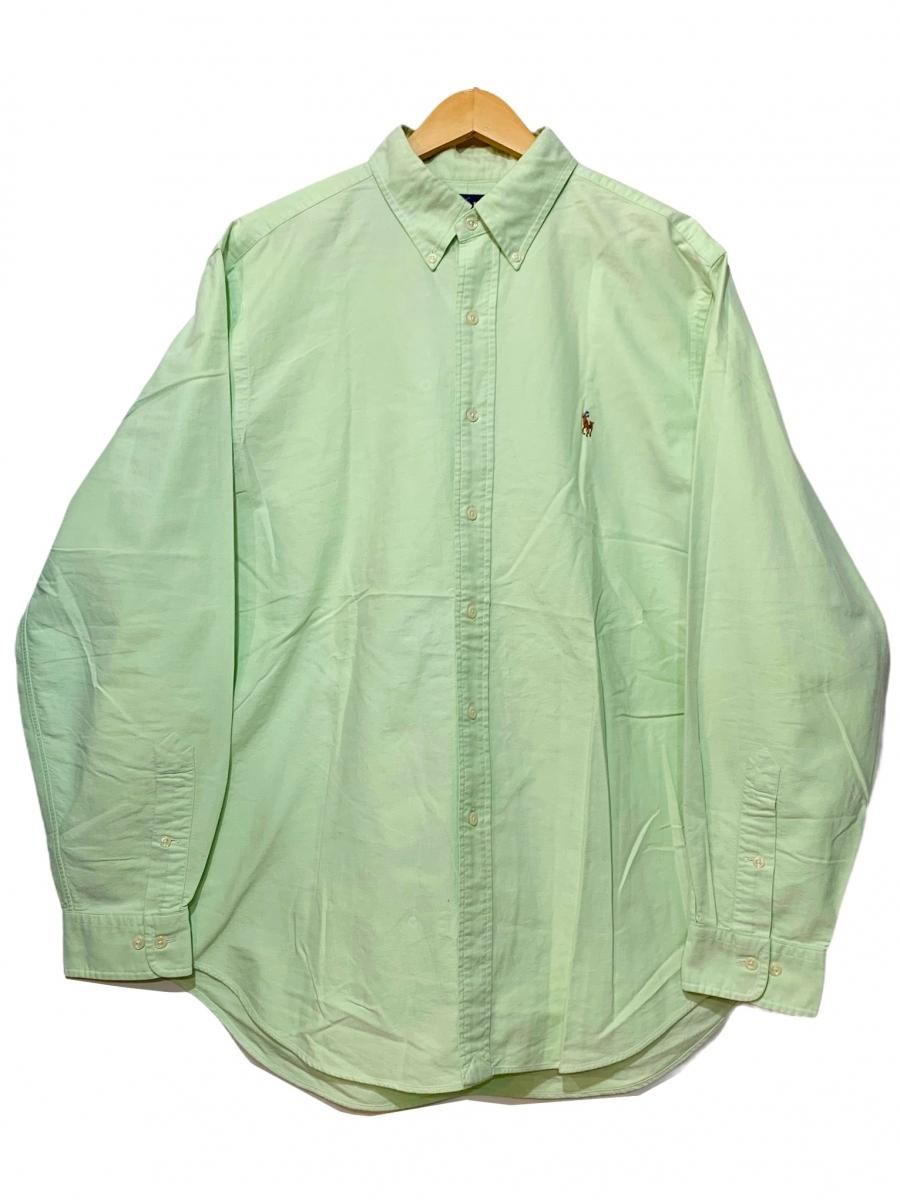 Polo Ralph Lauren Cotton BD L/S Shirt 黄緑 XL ポロラルフ Polo Ralph Lauren Cotton BD L/S Shirt 黄緑 XL ポロラルフ