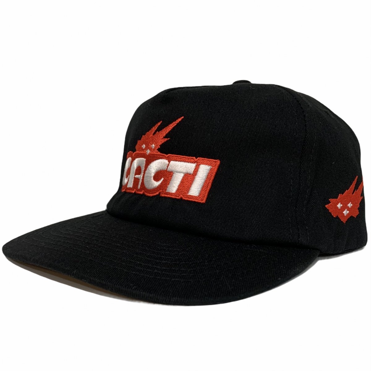 新品 CACTI Logo Cap (BLACK) カクタイ 5パネル キャップ スナップバック ロゴ 刺繍 Travis Scott  トラヴィススコット 黒 ブラック - NEWJOKE ONLINE STORE