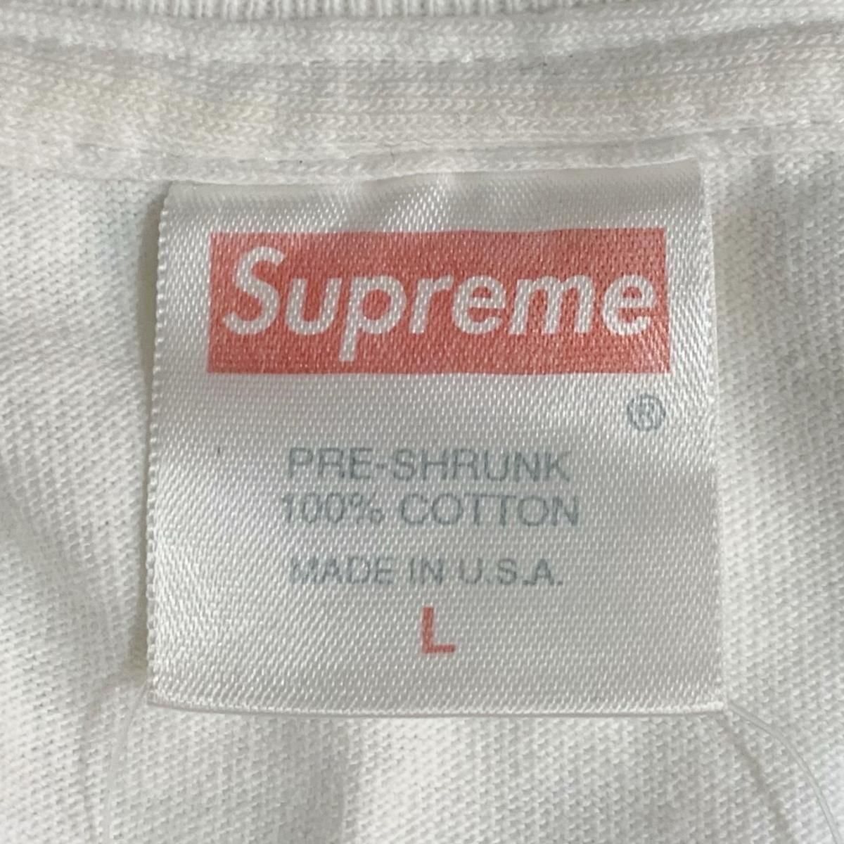 90s~00s OLD SUPREME Arabic Logo L/S Tee 白 L 初期 ツルタグ 90s~00s OLD SUPREME Arabic Logo L/S Tee 白 L 初期 ツルタグ